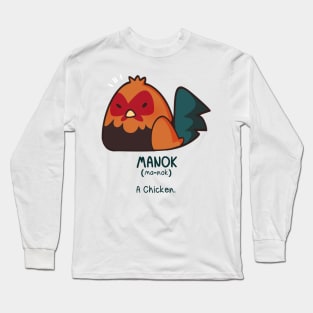 BnW: Manok Long Sleeve T-Shirt